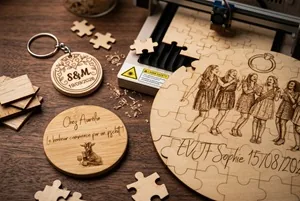 Personnalisation d'un objet par gravure laser